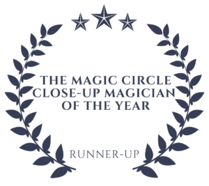 The Magic Circle close-up magician of the year - runner-up